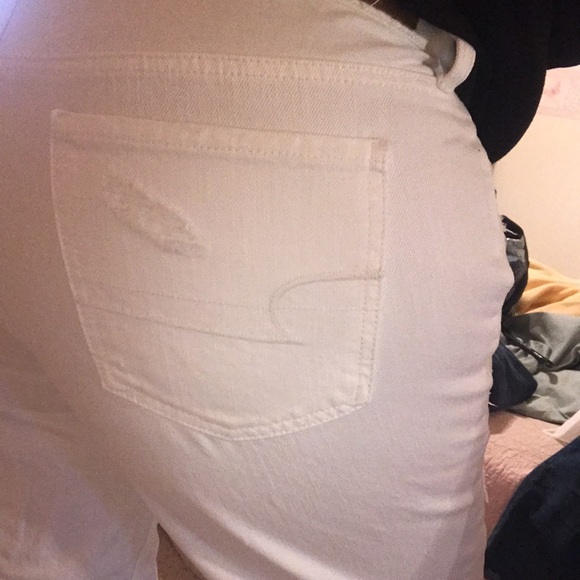 White tom girl jeans capris new with tags Sz 12 - Picture 7 of 9